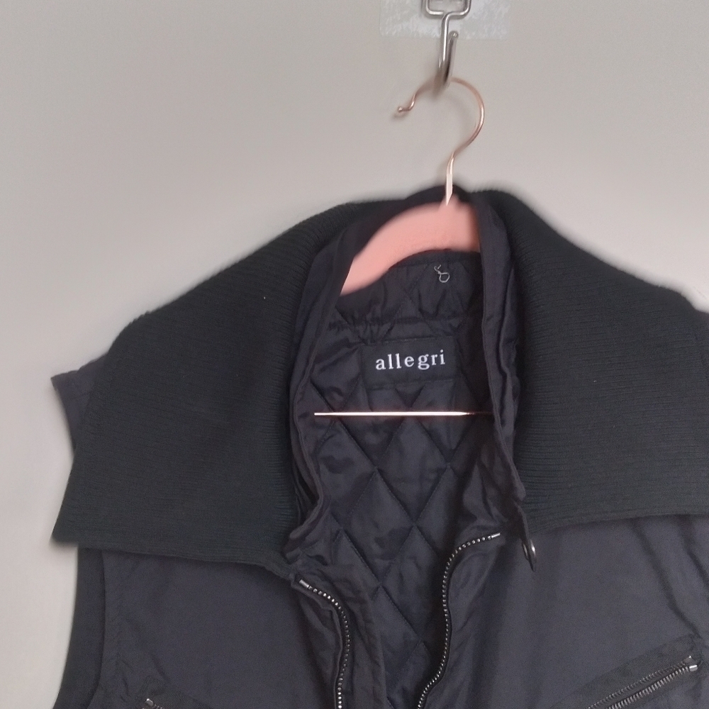 Allegri Black Neutral Women's Puffer Vest Size Large - Picture 5 of 10
